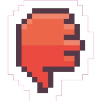 道具相框 - Pixels, Dislike, Thumb down (FB00029)