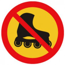 道具相框 -  No roller skating 禁止輪式溜冰 (FB00514) 