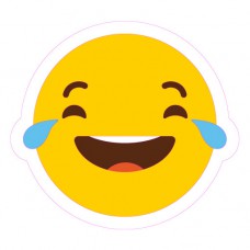 道具相框 - Emoji, Face with tears and joy, 眼淚笑臉 (FB0058) 