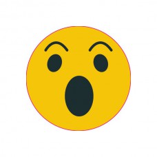 道具相框 - Emoji, Face with O mouth, O咀臉 (FB0063) 