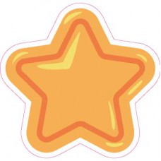 道具相框 - 聖誕節, 星星 Christmas, X'mas, Star - 可加logo (FBCX00013)